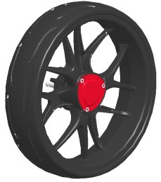Rear Wheel for CaddyLite 11.5 V3